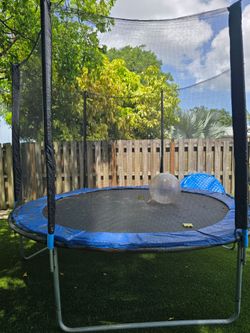 Trampoline. Jumping.  Brinca. Salta. Jump