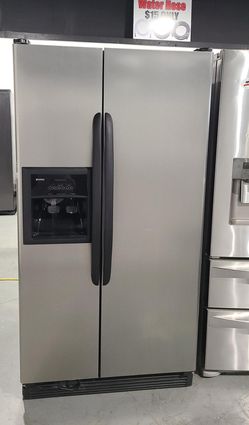 Kenmore Side By Side Stainless Steel Refrigerator Fridge
