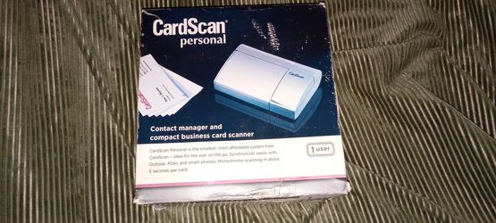New Personal Credit Card Complete Scanner Machine