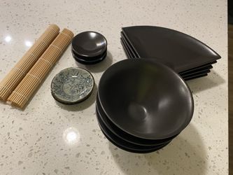 World Market Sushi Making & Poke Dishware Set