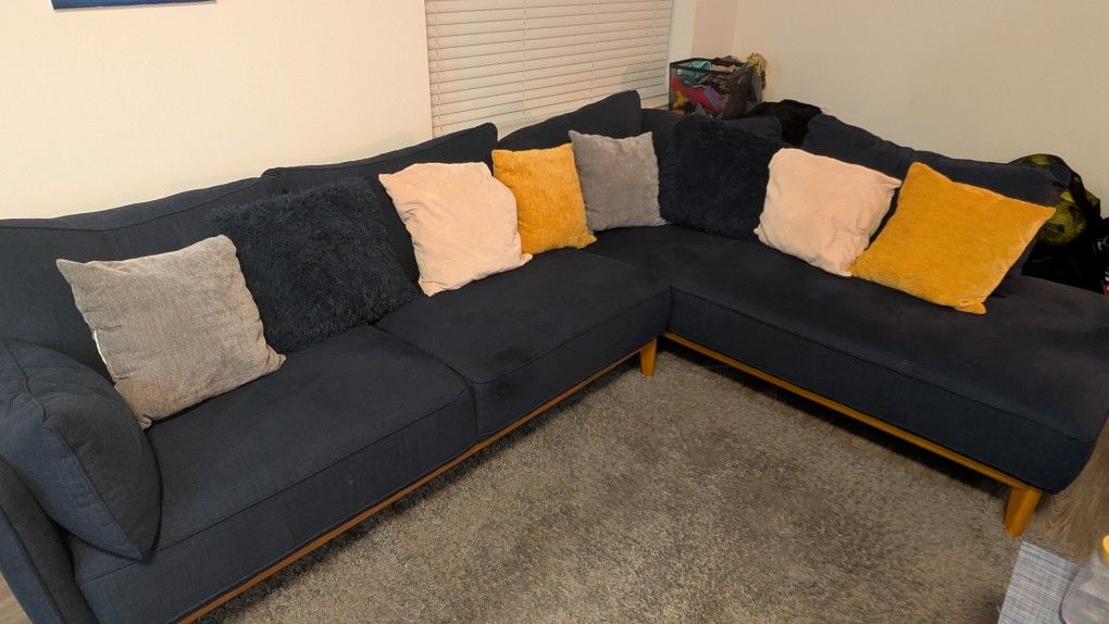 Jollene 113" 2-Pc. Fabric Sectional