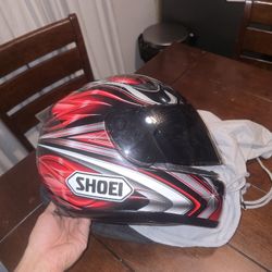Showing Motorcycle Helmet