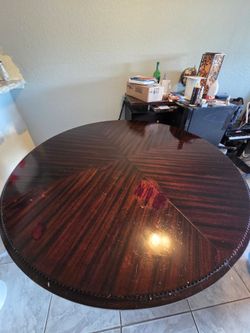 Wooden dining room table 53 1/2"