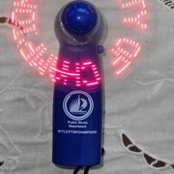 LED Mini Handheld Fan with Night Light & Cooling Function - Portable Desk Fan L6R3"