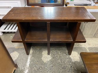 POTTERY BARN Lucas 2 Shelf Console Table