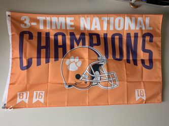 Clemson Tigers Nat’l champions Banner