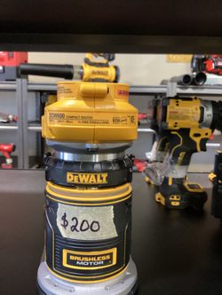 Dewalt 20v XR Brushless Router (Tool-Only) $200