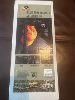 Mossy oak deluxe organizer & gun holder for tent