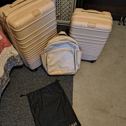 BEIS BEIGE LUGGAGE SET 
