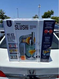 Ninja SLUSHi 72-Oz Frozen Drink Machine with RapidChill Technology, 3 Presets, Dishwasher Safe, Slushy Maker, FS300BL Blue