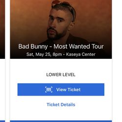 Bad bunny May 25th Miami Tickets 