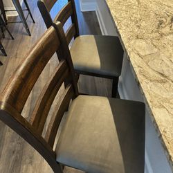 Counter Height Solid Wood Bar Chairs