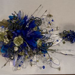 Wedding Quinceanera Bouquet Corsages And Hair Piece 
