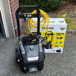 Karcher 2200 PSI 1.2 GPM Electric Power Pressure Washer with Turbo, 15-Degree, 40-Degree and Soap Nozzles
