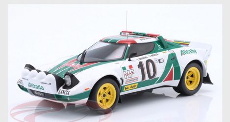 Kyosho 1/18 Ixo 1976 Lancia Stratos HF #10 Winner Rallye Monte Carlo Die-cast Model