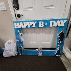 frozen party decorations 