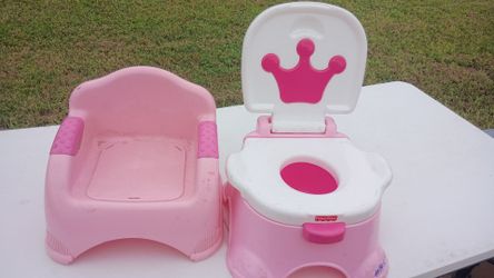 Pink Princess Potty & Seat