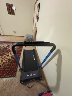 Compact Folding Treadmill with LED Display