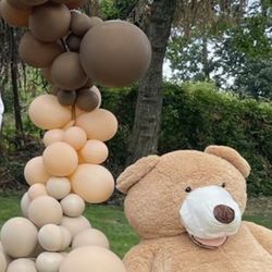 78" (6.5 Feet) Giant Teddy Bear Cover Stuffed