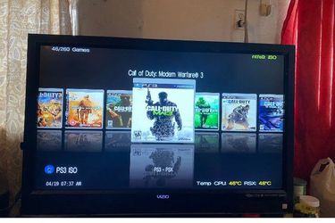 Playstation 3 MOD with 7500 Games installed