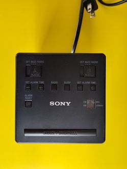 SONY Mirror Radio Alarm Clock
Very good working condition