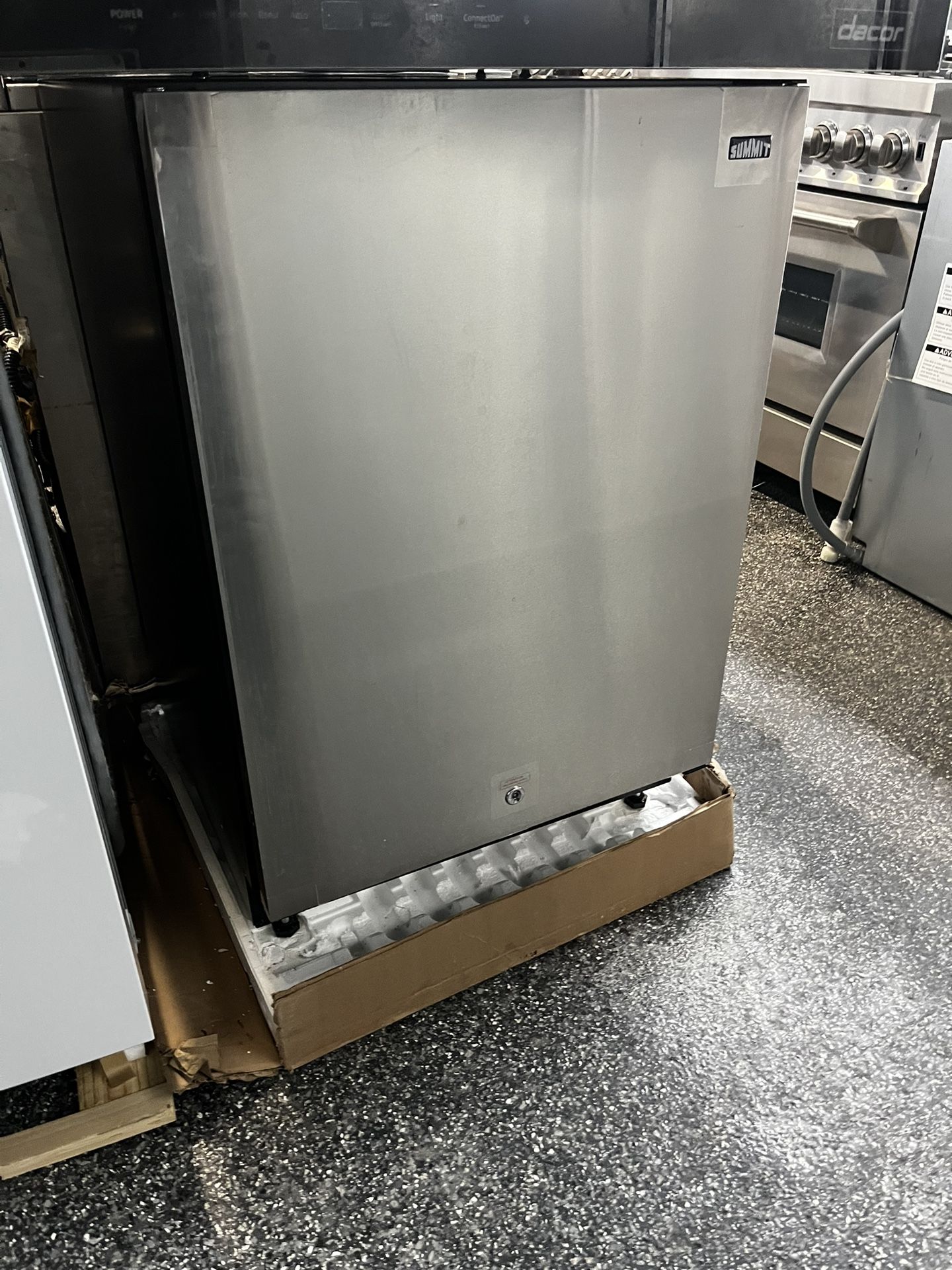 Summit 24” Wide Stainless Steel UnderCounter Refrigerator