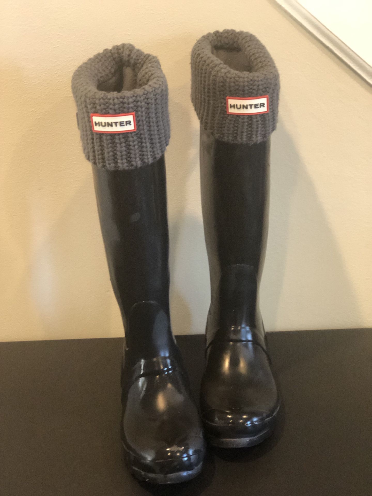 Hunter boots size 7
