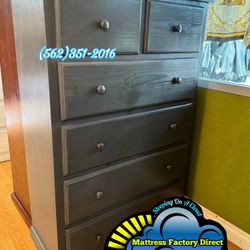 Grey Jumbo Duplex Dresser Cajonera