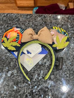 Headband Disney Parks Jungle Book Ears Headband 1960 Decades 100 Year’s. Brand new with tags.  Smoke free home
