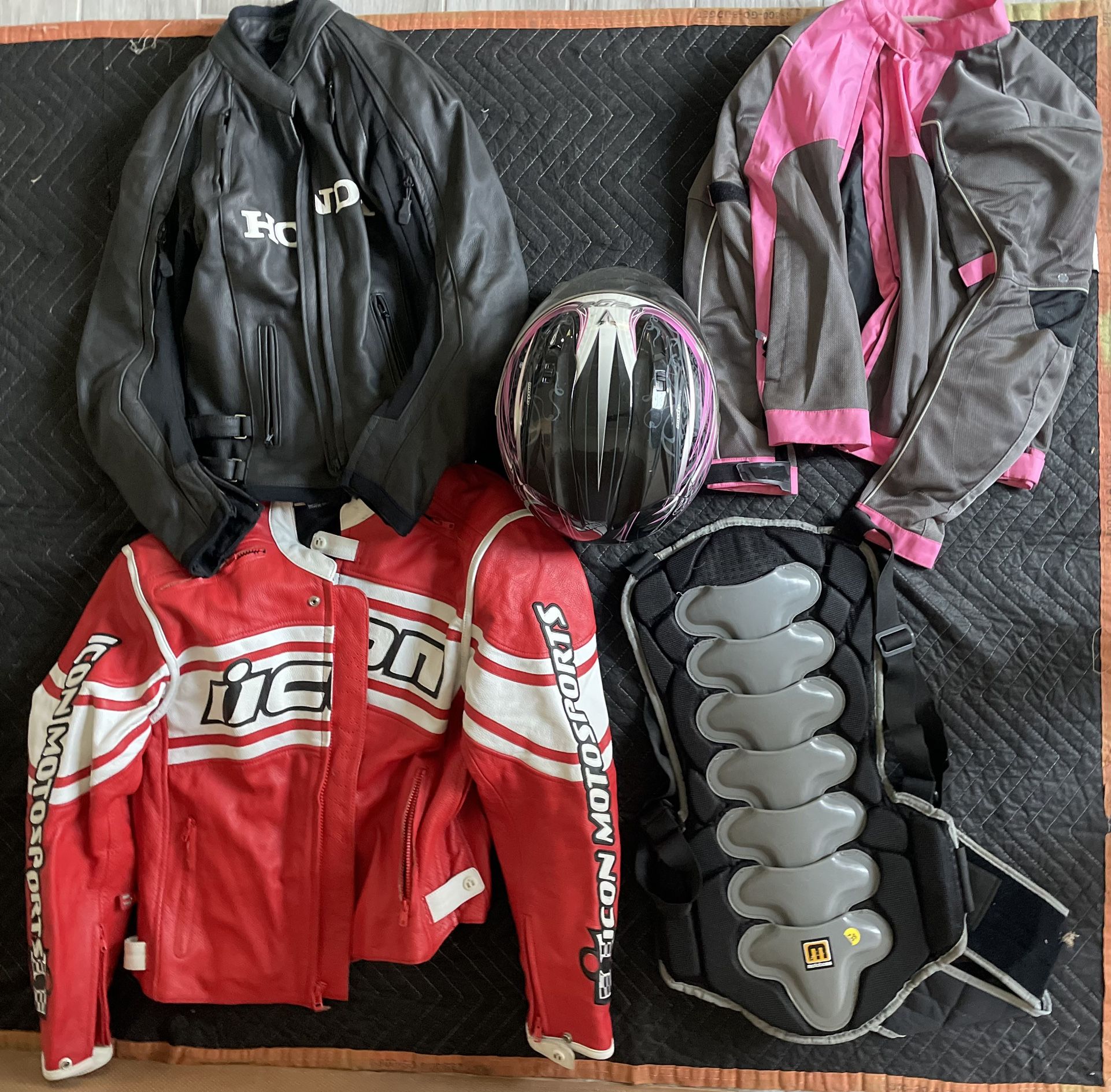 used motorcycle gear