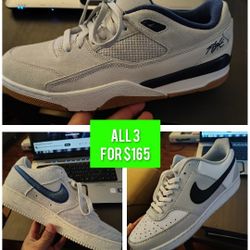 3 PAIR FOR $165, SIZE 10.5