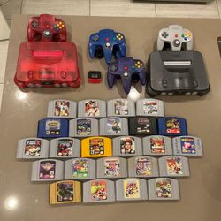 Nintendo 64 consoles games n64
