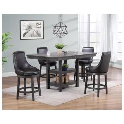 5pc Adjustable Counter Height Dining Set **PLEASE READ DESCRIPTION**
