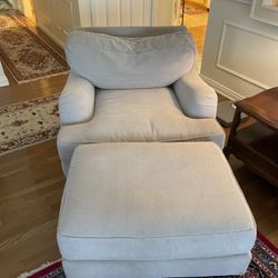 Chair And Ottoman Set
