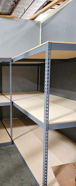 Boltlessl Shelving 96 in W x 48 in D Warehouse Storage Rack 3 Tier Similar to Uline Stronger Than Home Depot Lowes And Costco Delivery Available