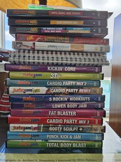 Beach Body Workput Tapes- Turbo Jam, Hip Hop Abs And Piyo