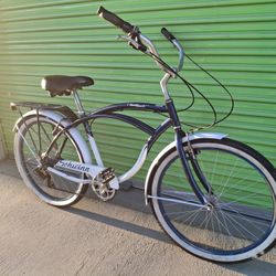 SCHWINN CRUISER BIKE 7 SPEEDS TIRE 26 SIZE L