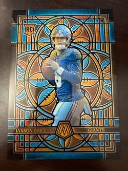6 Card Football LOT Oversized Stained Glass