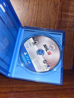 Opened PlayStation video game ps4 ps5 nhl 16 hockey