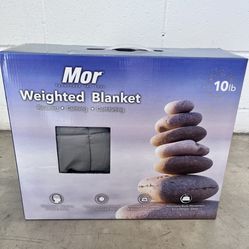 Mor 10 lb Weighted Blanket - 60"x80" - New in Box, Relaxing & Comforting Description: Brand new Mor 10 lb weighted
