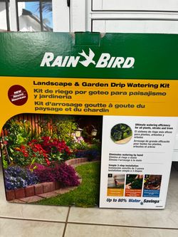 Landscape Drip Watering System. Customizable Sprinkle Kit