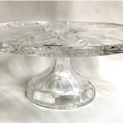  Waterford Marquis Canterbury Pedestal Footed Cake Plate 10.75"