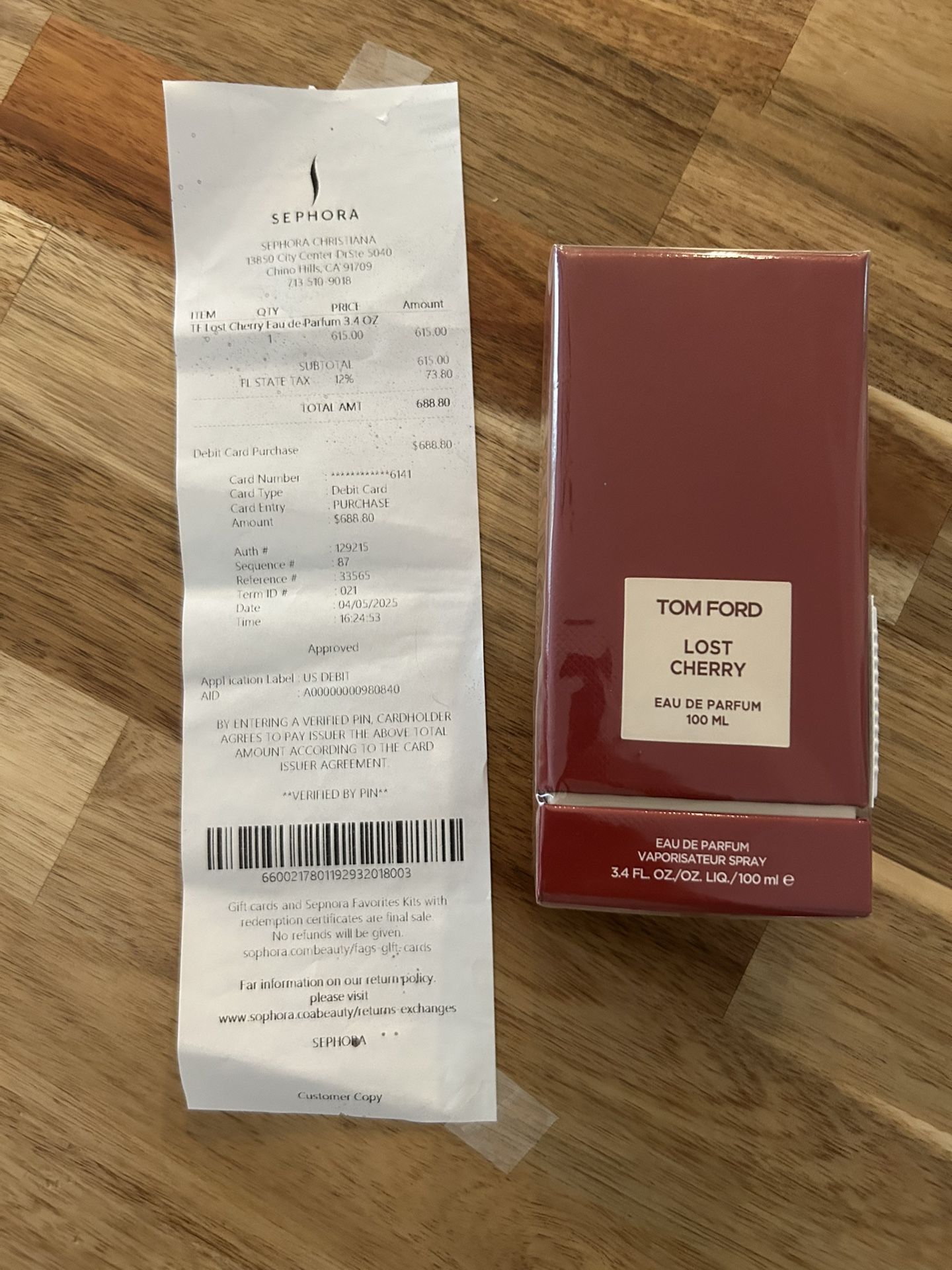 Tom Ford Lost Cherry 100ML