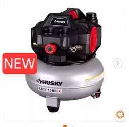 ✨️ 6 Gal. 150 PSI Portable Electric Oil-Free Quiet Jobsite Pancake Air Compressor with Aluminum Tank