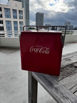 Vintage Coca-Cola Metal Cooler