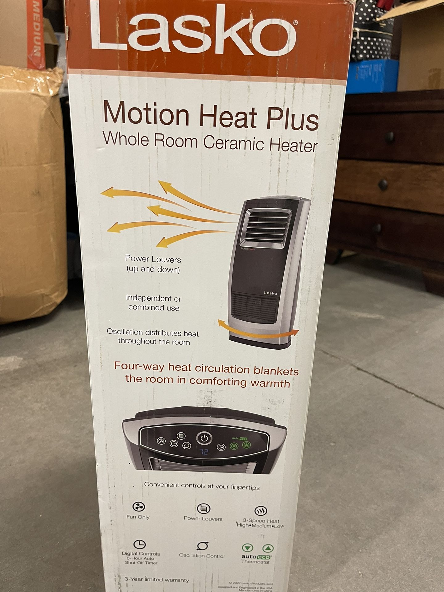 Motion Heat Lasko Heater Auto Shut Off Lasko Motion Heat Plus Heater
