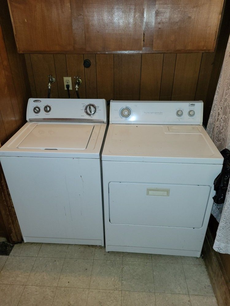 Washer and Dryer 