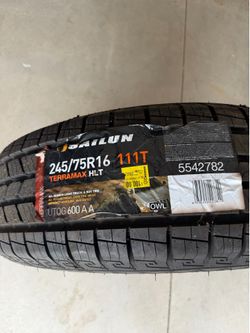 245/75/16 New Tire
