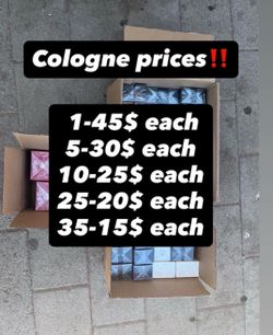 Bulk colognes