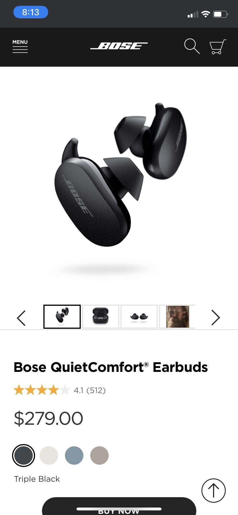 Bose Noise Cancelling Earbuds